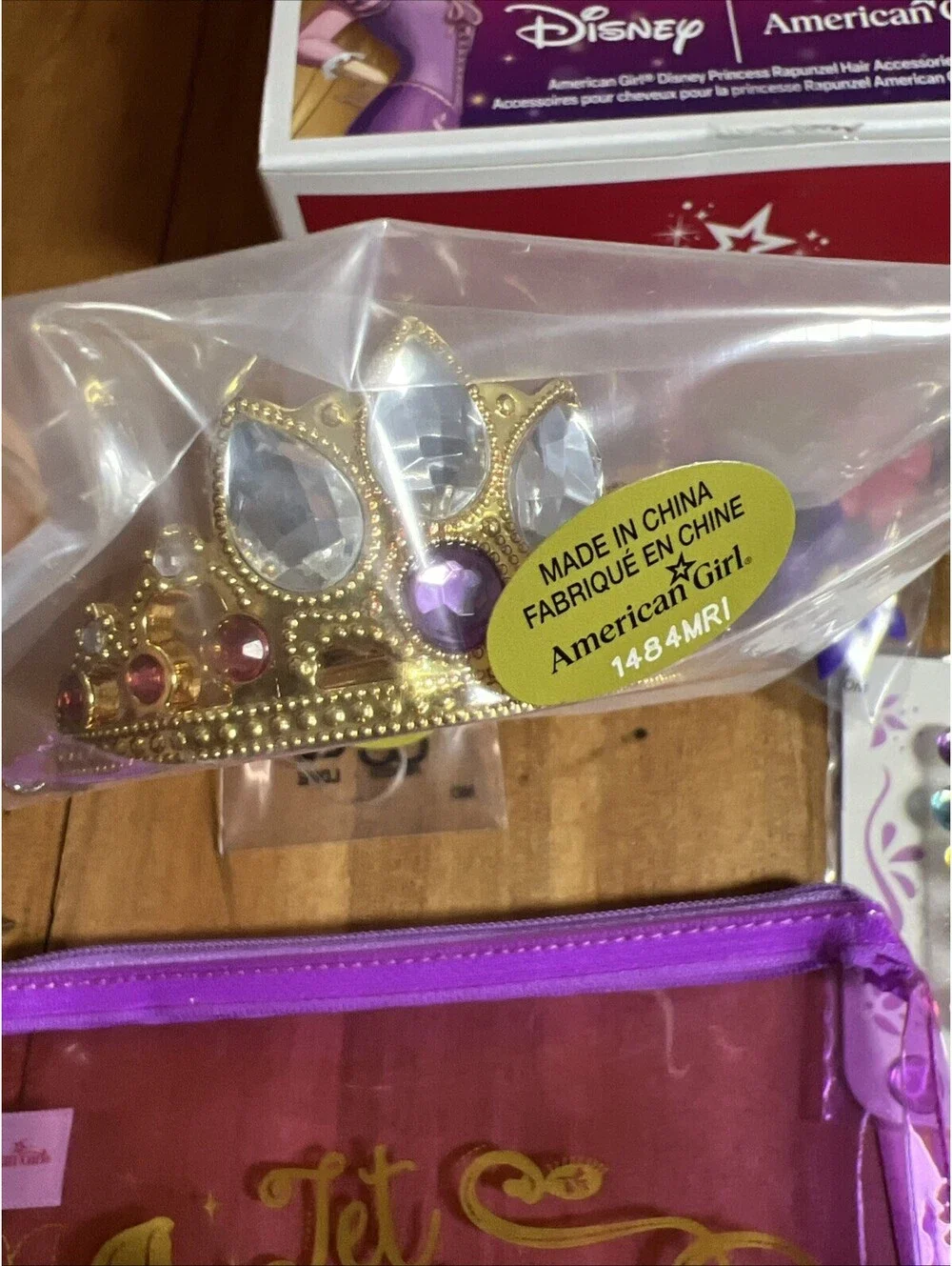 American Girl Disney Princess Rapunzel Hair Accessories for 18-inch Dolls New